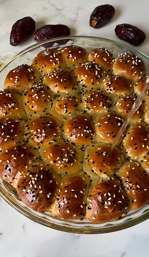 Date Honeycomb Bread Recipe | Soft & Fluffy Brioche Rolls