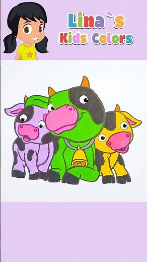 Old Macdonald had a farm | Kids Song 🌈 Doodle | Coloring for kids