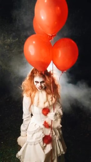 Who else is watching @it_official Welcome to Derry right now?? IT's keeping Halloween alive for me this month! I couldn't resist a throwback to my very first Pennywise photoshoot with @dphotopro! Still one of my favs! ...Should we do IT again? (Also shoutout to my Georgie @sydneyelizabethhh who helped out during this one! Such a fun night!) my costume is by @artificeclothing & my haircolor & extensions were done by @kaylastaghair / video is of course taken by @dphotopro | Traci Hines