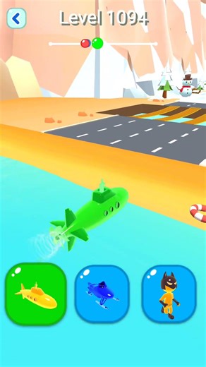 Shape-Shifting 2 GAMEPLAY Level No #1094 Walkthrough - New Update Car Racing #Shorts #ShapeShifting