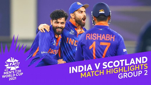 MATCH HIGHLIGHTS: India demolished Scotland in Dubai, bowling them out for 85 before completing the chase in 6.3 overs to boost their NRR 👏 | ICC - International Cricket Council