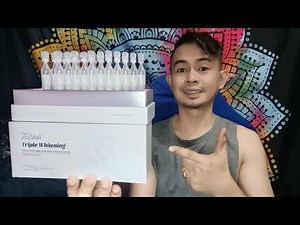 UNBOXING JMCY X TEASHELL TRIPLE WHITENING AMPOULE #trending #products #viral #video #viralvideo #fyp