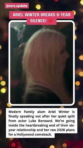 IT’S OVER! Ariel Winter Splits After 6 Years! 💔🐕 #ArielWinter #ModernFamily