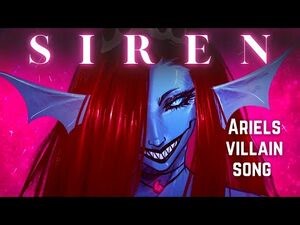 ARIELS VILLAIN SONG - Siren - ANIMATIC - Original song by Lydia the Bard and @tonyhalliwellmusic