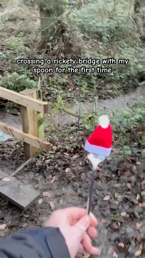 this bridge was built by german pows in world war 2. now it’s been crossed by the spoon