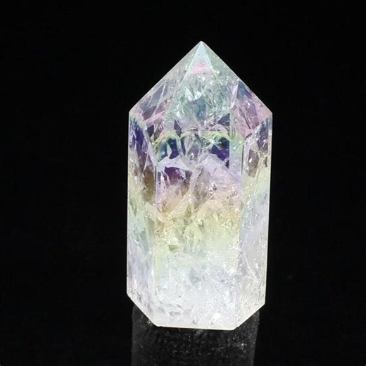 Angel Aura Fire & Ice Quartz Point ~48mm | QFC242 - Etsy