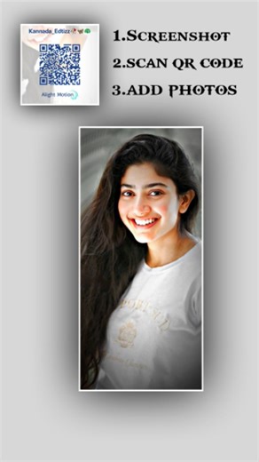 ◦•●◉✿☬ಕನ್ನಡಿಗ☬༒꧂ on Instagram: "Add Your Photo's 🫶💗💫 #edting #alightmotion #qrcode #scan #treding"