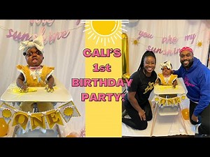 CALI'S 1ST BIRTHDAY PARTY!