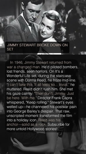 JIMMY STEWART BROKE DOWN ON SET 😢🎬