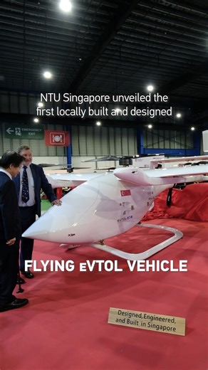 ICYMI: 🇸🇬 Singapore’s first homegrown full-sized #eVTOL prototype 🚁 soared into the spotlight at ✈️ #SingaporeAirshow2026. Take a behind-the-scenes look at its design, manufacturing, and flight-testing journey in both Singapore and Germany. Don’t miss the chance to see it up close at Booth C-C87 in the AeroCampus. #NTUsgResearch #NTUsgInnovation #NTUsgPartnerships #MaterialsScience NTU School of Mechanical and Aerospace Engineering NTU College of Engineering Official Singapore Airshow Nationa