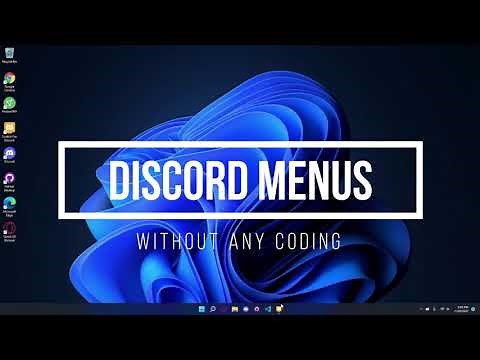 How To Make Discord Menus Bot WITHOUT CODING!