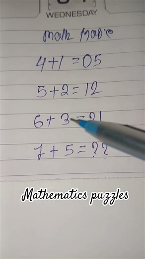 Mathematics puzzles #maths #mathstricks #brainmasti #mathmagic #mathematics #reasoning