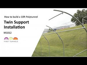 10ft Polytunnel | Twin Support Installation | M1012
