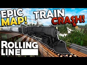 STEAM LOCOMOTIVE DESTROYS ALL HUGE TRAINS! - Rolling Line - VR Toy Train Simulator