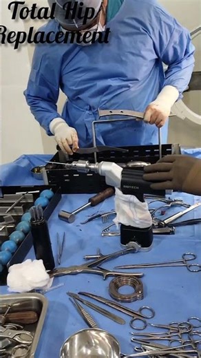 THR procedure #surgery THR using instrument with picture and name