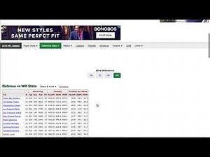 How to Find Fantasy Stats on Pro Football Reference