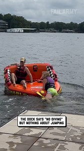 real sink or swim kinda fail 🤣 #summer #vacation #lake #fail #shorts #reels | FailArmy