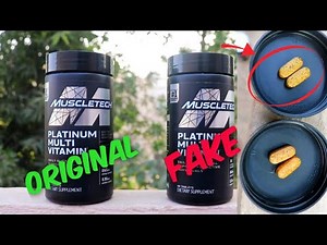 Muscletech Multivitamins new packing review | Original and Fake | Alifitness