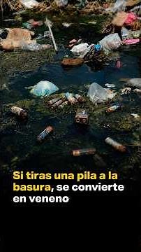 If you throw a battery in the trash, it becomes poison