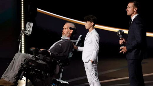 Saints legend Steve Gleason delivers emotional message accepting prestigious ESPY Award for courage