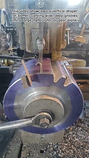 Mechanical Mastery: The Powerful Stroke of a Vertical Shaper