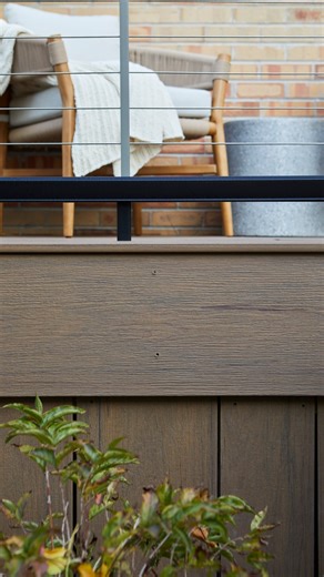 TimberTech on Instagram: "Color Spotlight: Pecan, a medium brown tone that beautifully captures the varied hues found in natural pecan hardwoods. Order samples at our link in bio. Decking: Legacy Collection - Pecan"