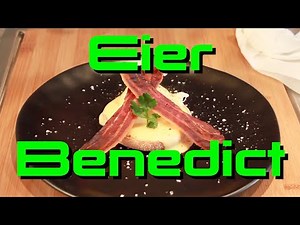 Eggs Benedict - pochierte Eier - mit Sauce Hollandaise
