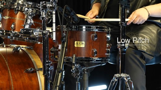The S.L.P. Mod Bubinga 12” snare drum is primed to offer a wide range of distinctive sounds. Its unique 7” depth delivers a rich, resonant tone perfect for modern music styles like Hip-Hop, Trap, and Electronic. It offers an entirely new level of sonic expression and groove with every beat. #Tama | Tama GBI