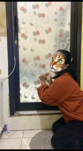 The Cat Pressed the Sensor… But a HUSKY Head Jumped Out! 😳🐱🐶💥