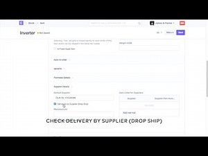 ERPNext - Drop Shipping
