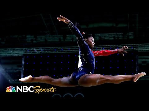 Watch Simone Biles in stunning slow motion | Olympic Games Week | NBC Sports