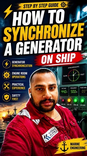 Synchronize Generator on Ship ⚓🚢