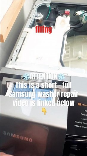 Samsung Washer OE Fixed - No Leak, No Puddle (Lesson 3) Appliance Fix Lab Winnipeg