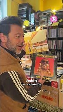 We interviewed Christophe Maé at a record store.