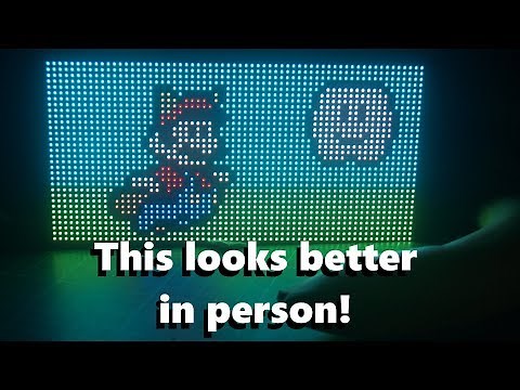 RGB LED Matrix with an ESP8266 - How to get started