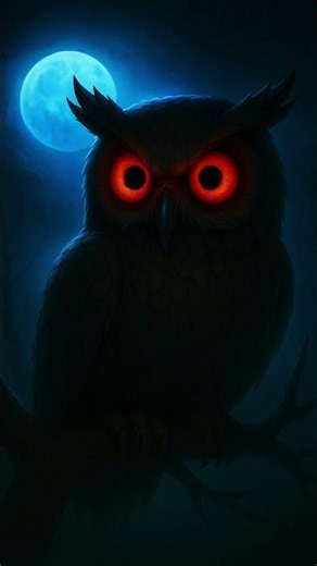 🦉 Dangerous Owl Sound ⚠️ | Owl Sound #horror #horrorsounds #owl #owlsounds #shorts