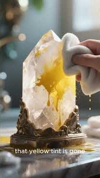 Never Clean Quartz Like This (Do This Instead) #crystals #tutorial