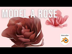 How to Model a Realistic Rose in Blender 4.4 – Easy Beginner Tutorial