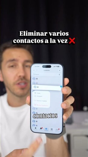 How to DELETE multiple CONTACTS AT ONCE on iPhone with this TRICK ❌