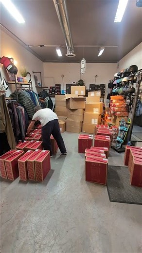 Can I unbox $17k worth of Vans snowboard boots in under 30 minutes? #vanssnow #unboxing