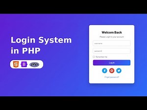 PHP Login System Using MySQL & XAMPP | Complete Login Form Tutorial for Beginners