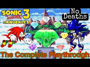 Sonic 3 & Knuckles: Knuckles Playthrough - All 14 Emeralds, No Deaths, All Perfect Special Stages