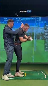 Thumbs up and thumbs over the right shoulder to help fix your backswing