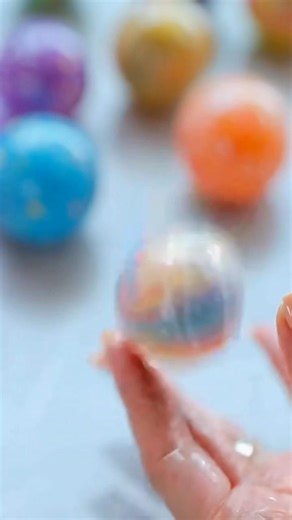 🪅 Sprinkle Swirl Bouncy Balls – Bright, Bubbly & So Much Fun! 🌈✨ 🎨 What You’ll Need: Clear school glue Warm water Borax powder Food coloring (pretty pastels work beautifully!) Confetti sprinkles or tiny glitter dots Small bowls Spoon for stirring 🪄 **How to Make It:** 1️⃣ In Bowl #1, mix 1 cup warm water with 1 tablespoon borax. Stir until fully dissolved. 2️⃣ In Bowl #2, combine 2 tablespoons clear glue with a splash of warm water. Mix well. 3️⃣ Add food coloring and a pinch of sprinkles to