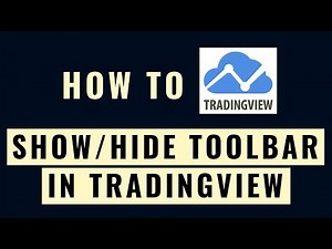 Show or Hide Drawing Toolbar In TradingView