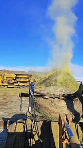 Grinding hay for the cows with our Jones Mighty Giant. We can Tailor the cattle feed to their specific requirements at any given moment. #farm #cow #farmlife #equipment Jones Manufacturing Co. | 1HandnFarming