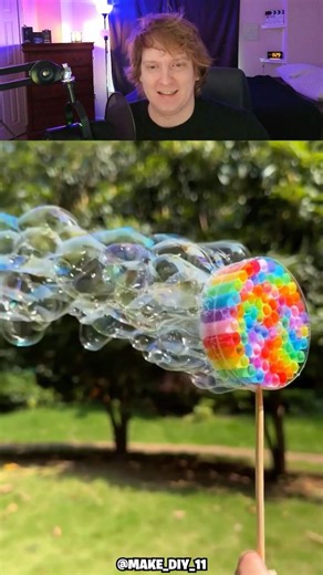 How To Make a DIY Bubble Wand! 🤯 #shorts