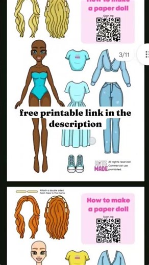 katemade free printable link in the description, dolls_ have fun 😊