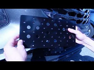 2024 Hyundai Tucson Front License Plate Holder - Tow Hook Mount