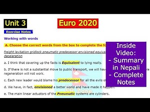 Class 12 English Chapter 3 Sports Euro 2020 Summary, Questions Answers & Grammar